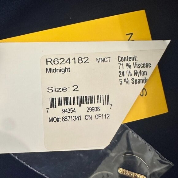 St John Navy Blue Double-Breasted Blazer Santiago Knit Size 2 NWT MSRP $1200 - Picture 7 of 12